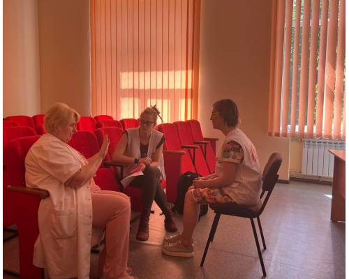  Лікарі без кордонів/Médecins Sans Frontières відвідали Люботинську міську лікарню