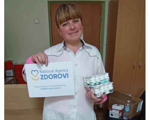Колектив Люботинської міської лікарні висловлює подяку Національній агенції гуманітарної допомоги ZDOROVI agency 